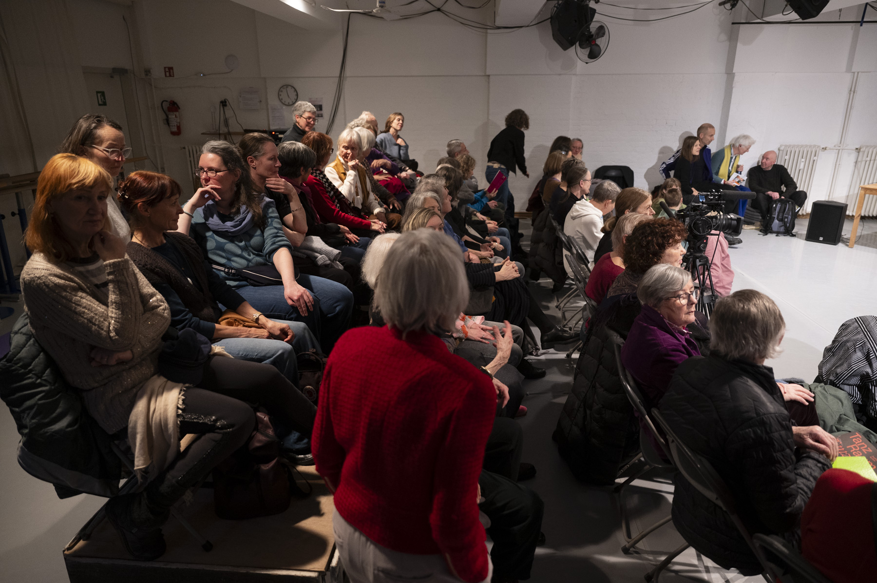 Buchpräsentation "Manja Chmièl-Rebellin des Neuen Tanzes", Tanzfabrik Berlin, 22.02.2026, photo by Dieter Hartwig